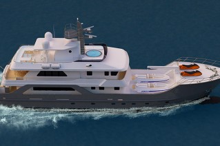 Luxury yacht Far Far Away